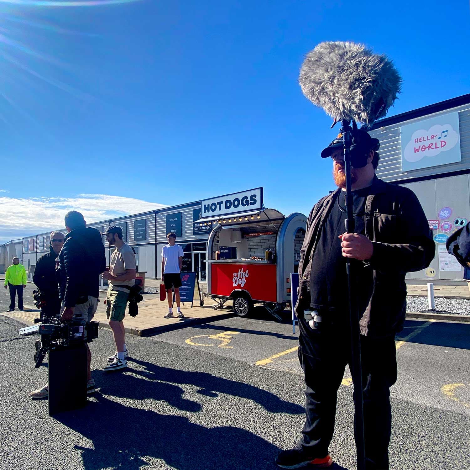 Mr Hot Dog on-set hot dog vendor for a BBC production